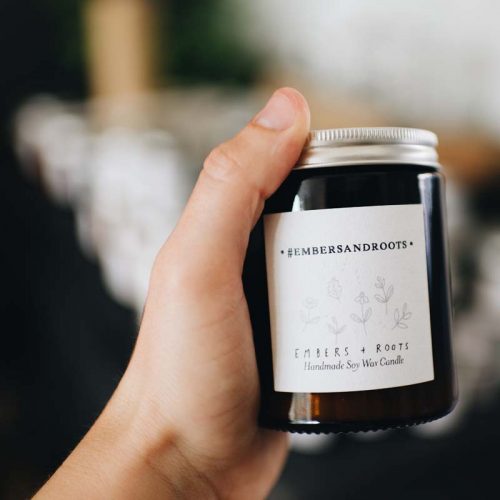personalised custom candle
