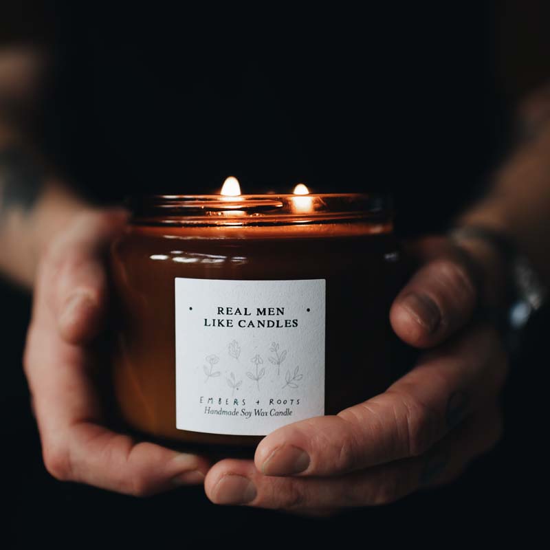 real men like candles